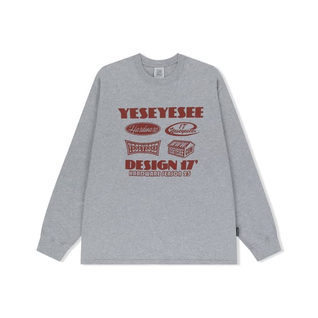 Y.E.S Hardware 그레이 롱슬리브