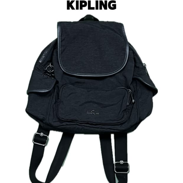 (OS) 키플링 시티팩 미니 백팩 차콜