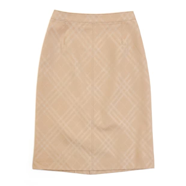 Burberry Nova Check Pencil Skirt/ 38