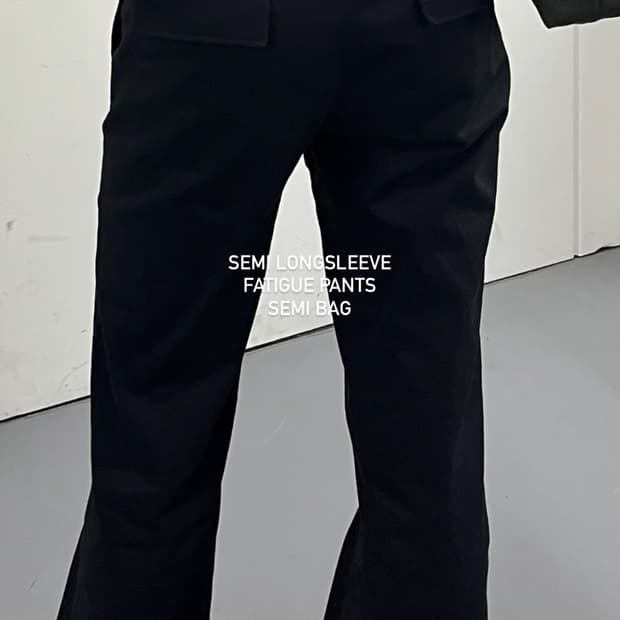 머듈 퍼티그 팬츠 블랙 4