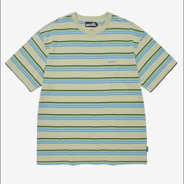 위켄더스 스트라이프 반팔 티셔츠 L