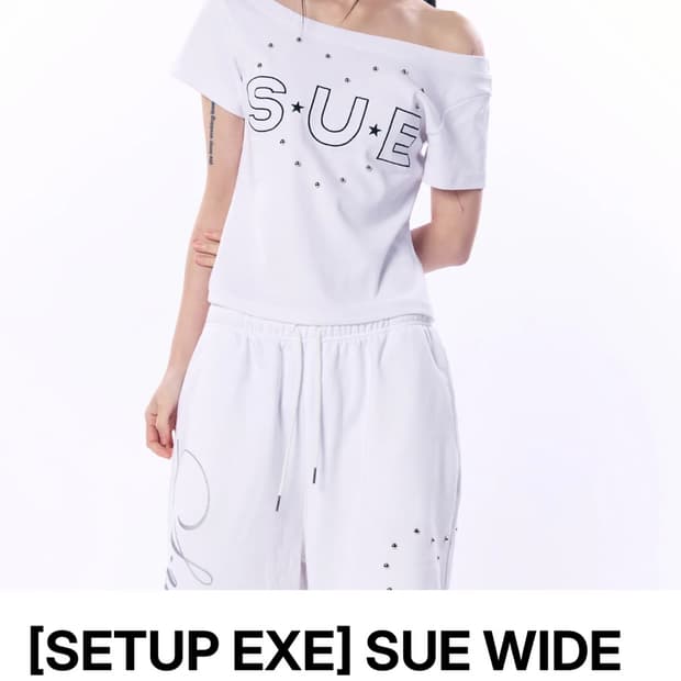 셋업이엑스이 setupexe SUE 오프숄더 탑
