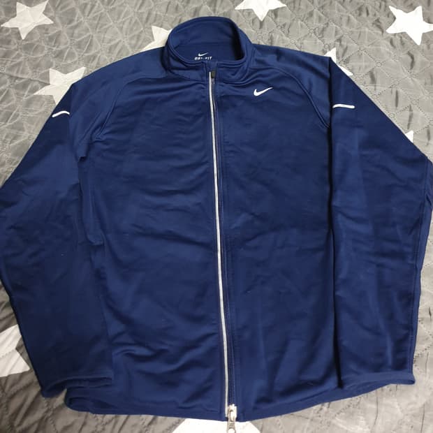 나이키 드라이핏 트랩탑 집업져지 네이비 (M)