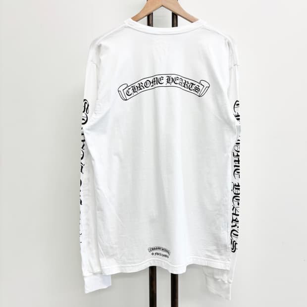 [XL]크롬하츠 스크롤라벨 롱 슬리브