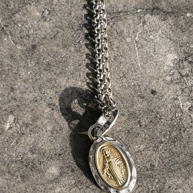 빈티지무드 마리아 목걸이 (실버925)