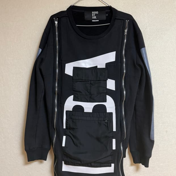 후드바이에어 풀오버 맨투맨 롱슬리브