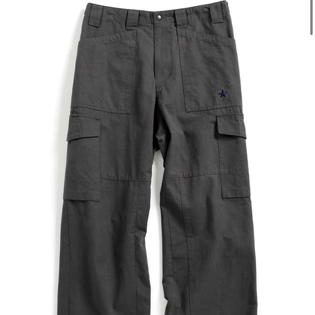 해칭룸 VTG 스타 퍼티그 팬츠 워시드 차콜 3사이즈