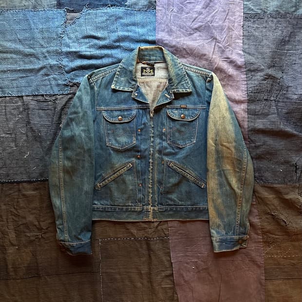 70s USA 빈티지 랭글러 매버릭 24MJZ 데님 자켓