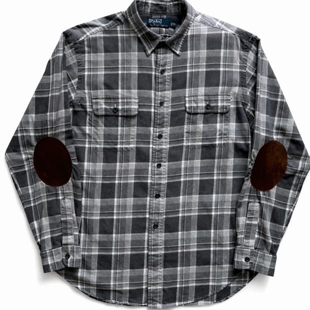 폴로 랄프로렌 체크 헌팅 셔츠 XL