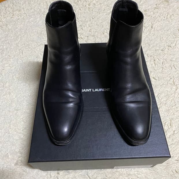 생로랑 와이어트30 첼시부츠 41size black