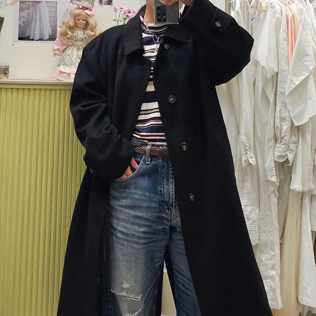 Levis 534 빈티지 워싱 일자핏 찢청