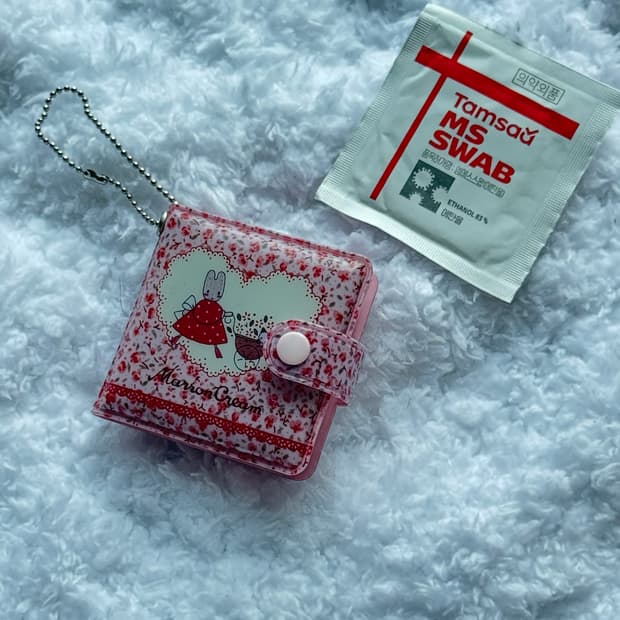 고전 마론 거울.동전지갑 키링