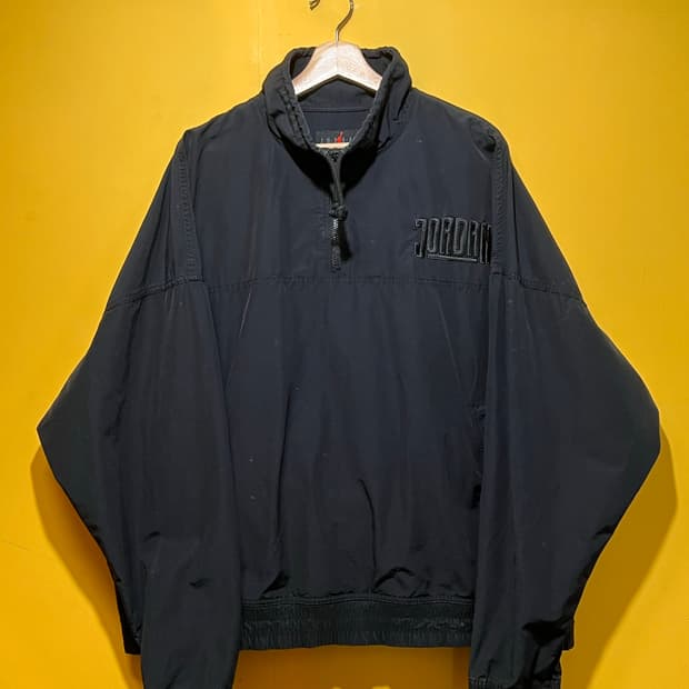 조던 아노락 셋업 빈티지워싱 블랙