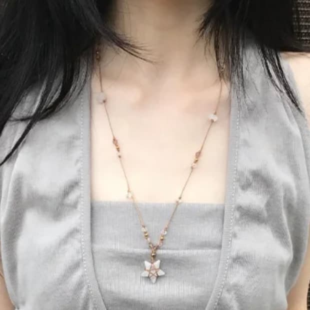 빈티지 보헤미안 스타 목걸이