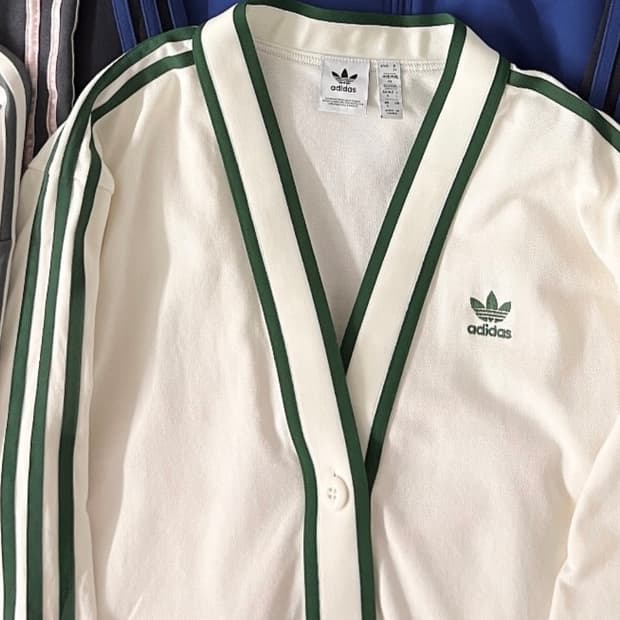 아디다스 흰초 대대장 가디건 초 희귀매물 