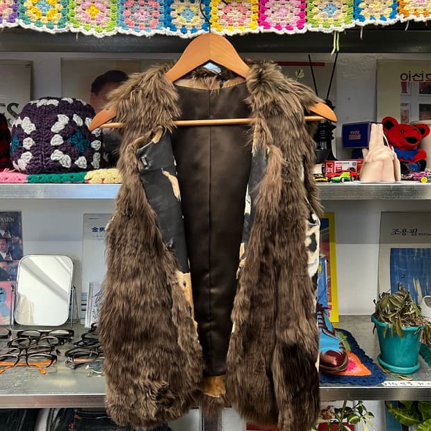 Vintage Alpaca Fur Vest