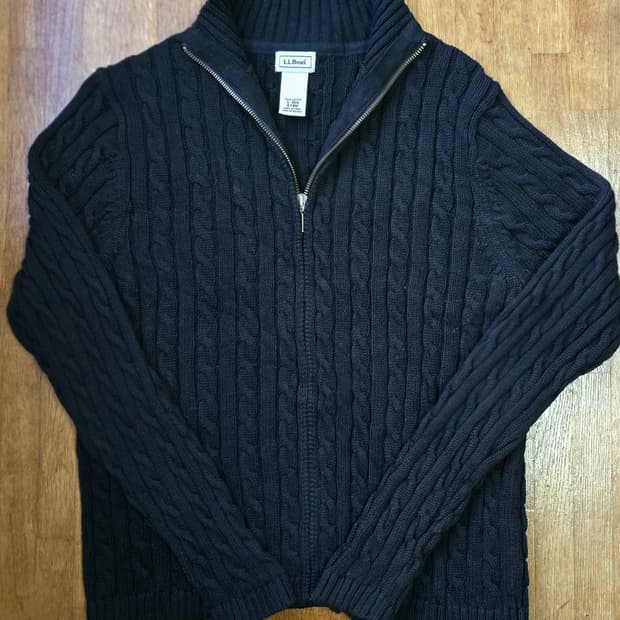 L.L.Bean 엘엘빈 여성 집업 니트