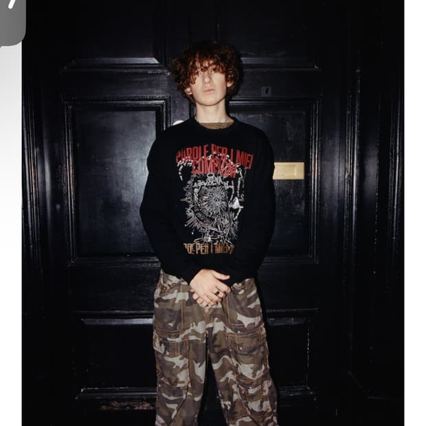 세틀포문 distressed archive sweater