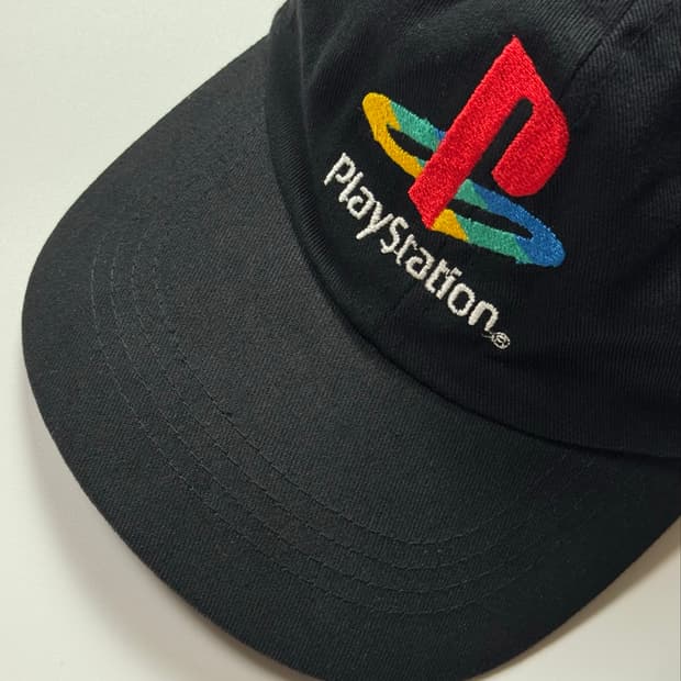 90s 플레이스테이션 PS1 세인트미카엘 빈티지 프로모 볼캡 모자
