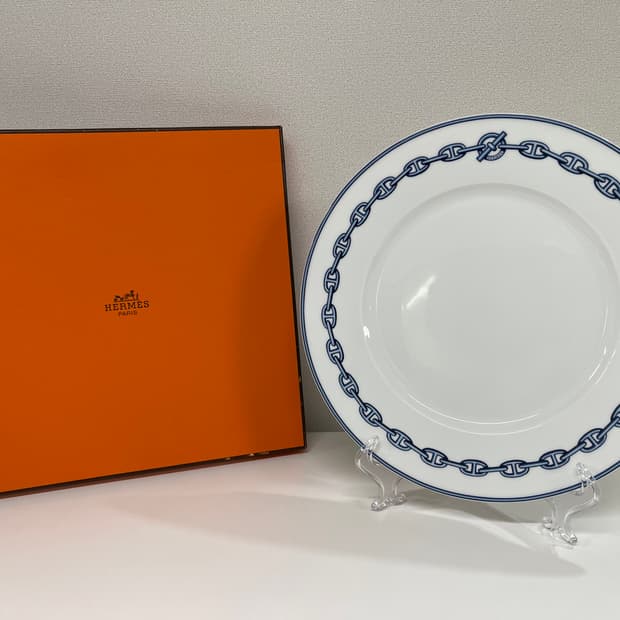 에르메스 샹달 블루 플레이트 1P HERMES