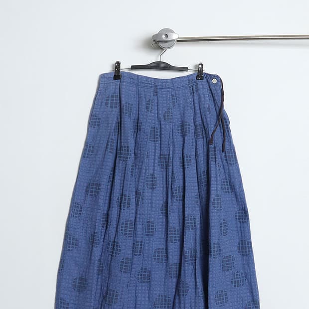 NATURAL LAUNDRY Pattern Skirt (27~28)