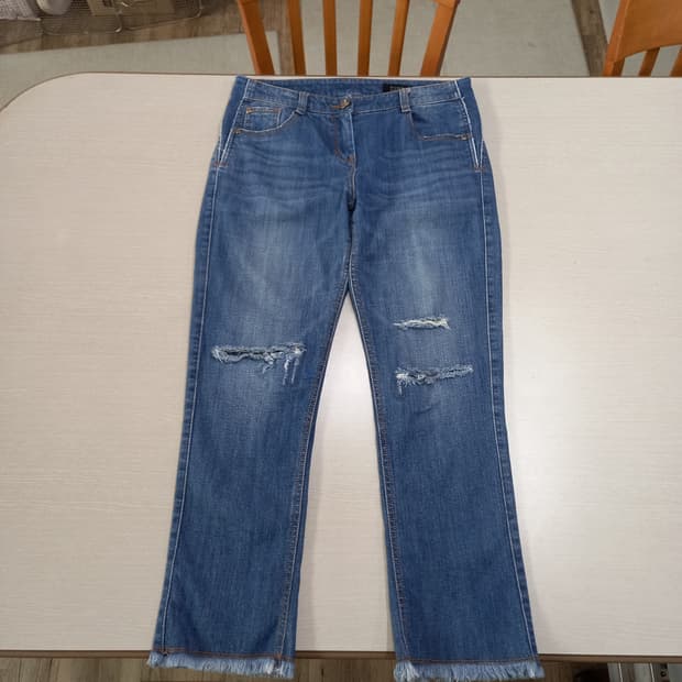 29 TIME 워싱 스판 약부츠컷 리폼드진 29-543