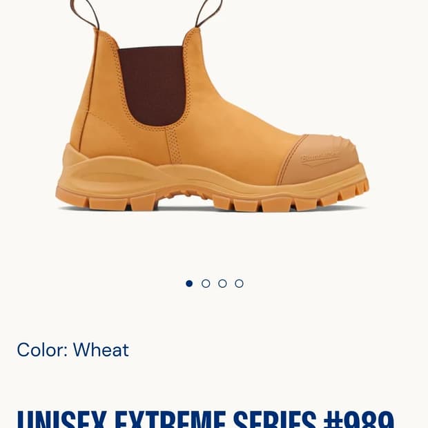 블런드스톤 989 안전화 AU8 사이즈