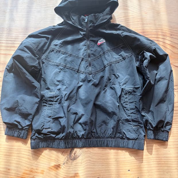 나이키 NSW 윈드러너 SW5 블랙 아노락 재킷