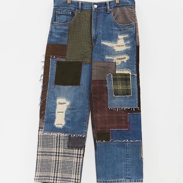 준야와타나베맨 24aw 패치워크 데님