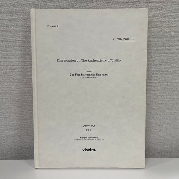 비즈빔 FW09-10 디자인 아카이브 룩북 visvim