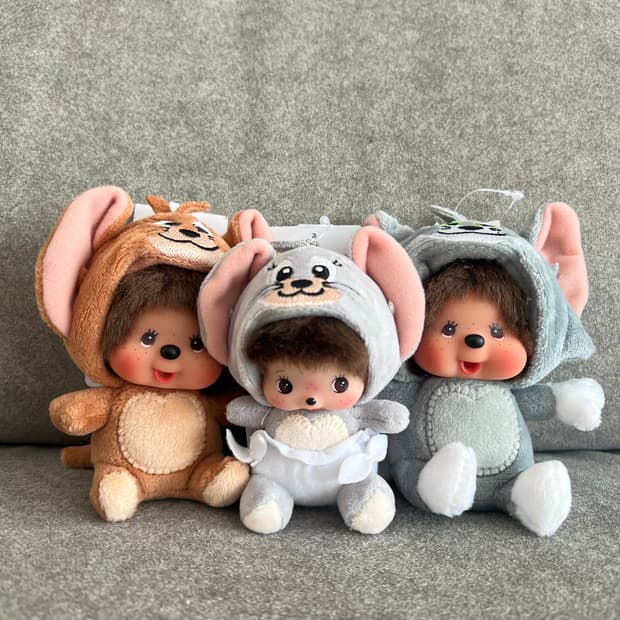 톰과 제리 몬치치 + 터피 베비치치 키링 세트