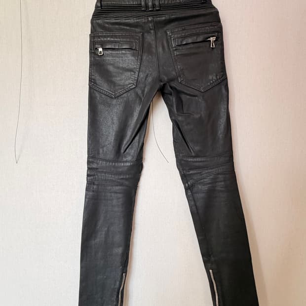 발망 H&M 지퍼 바이커 진