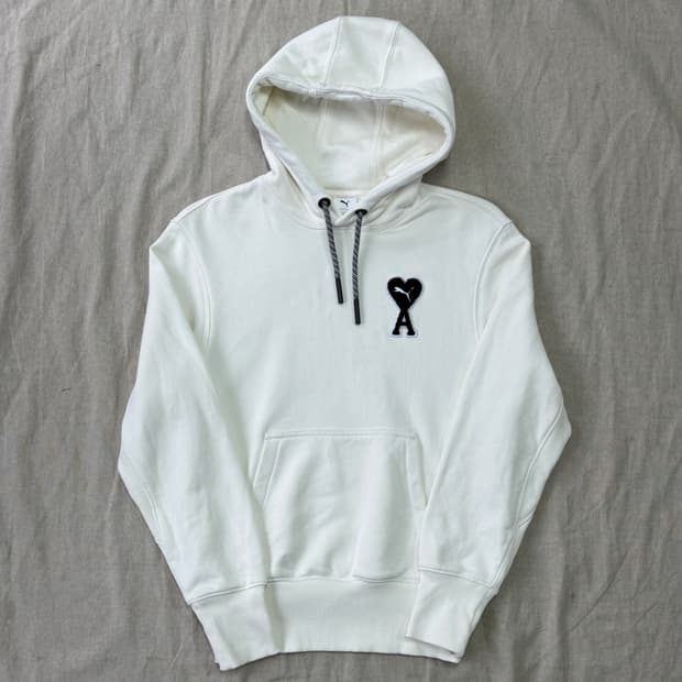 아미 x 푸마 화이트 후드 XXS