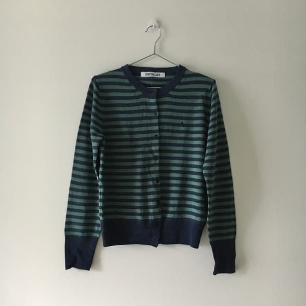 엔조블루스 클래식 스트라이프 가디건