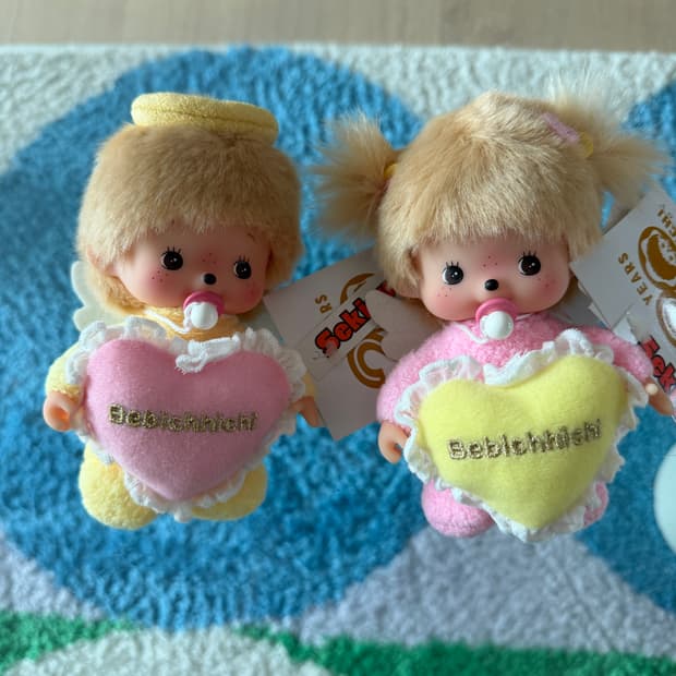 몬치치 베베치치 50주년 러브 해피 엔젤 천사 남/여 세트