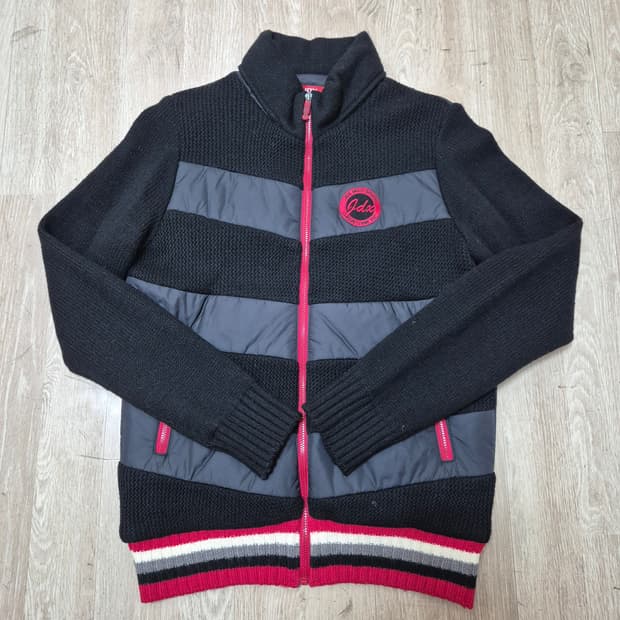 JDX 여성 골프웨어 자수로고 니트 자켓