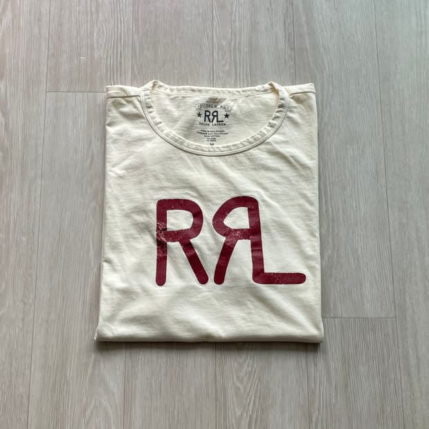rrl 더블알엘 랜치 로고 티셔츠