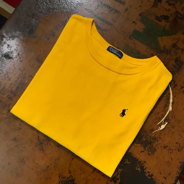 폴로랄프로렌 옐로 롱슬리브 쭉티 여성 55 사이즈