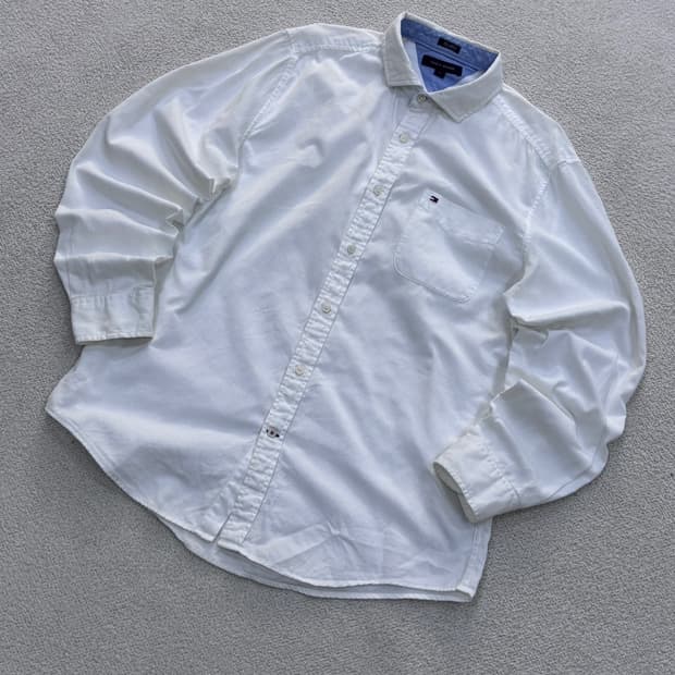 L 타미힐피거 남성 옥스퍼드 셔츠 0421E