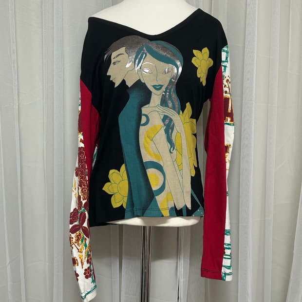 Cusco 오리엔탈 롱슬리브 y2k