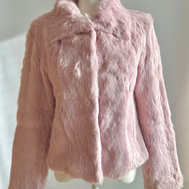 히메갸루 오네갸루 라벤더 리얼퍼자켓 빈티지펑크 