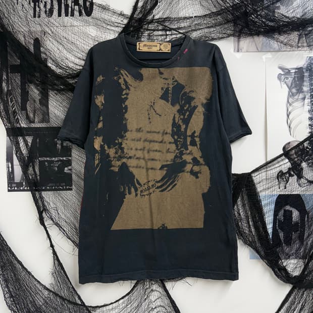Grunge mood printing halfsleeve