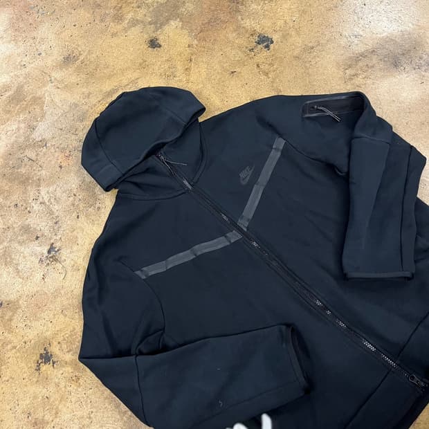 [정품/XXL] 나이키 테크 플리스 풀집업 블랙 b19