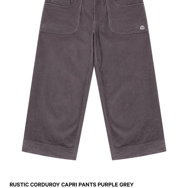 코이세이오 RUSYIC CORDUROY CAPRI PANTS