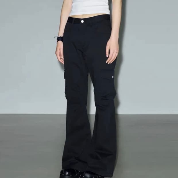 (구해요) 헬레네파리스 피그먼트 부츠컷 블랙 S