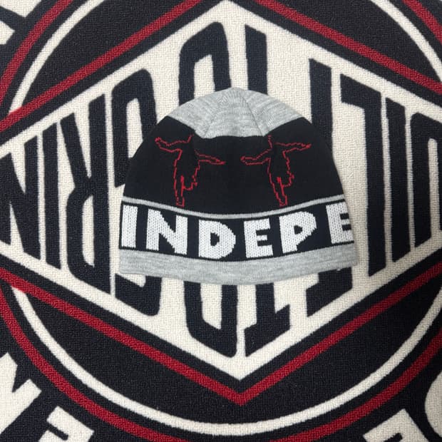 인디펜던트 트럭 컴퍼니 하키 인디 행크 비니 블랙 레드 그레이