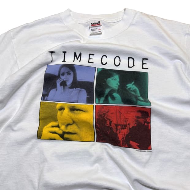 00’s 타임코드 무비 프로모 티셔츠