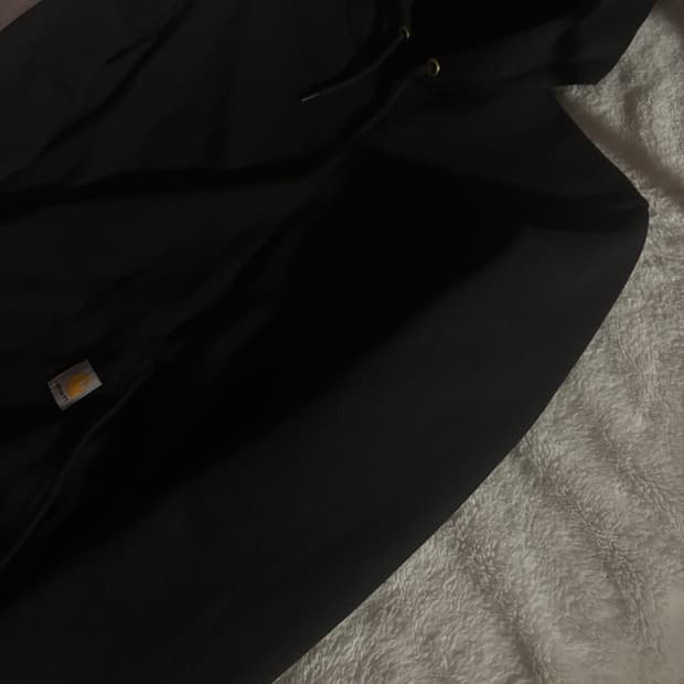 칼하트 루즈핏 블랙 후드티 S 사이즈