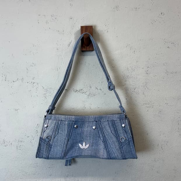 아디다스 데님 숄더백