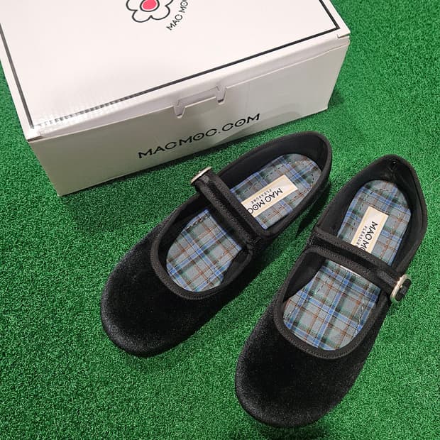 마크모크 벨벳 메리제인 245mm